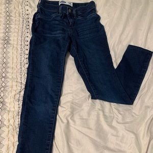 Girls Dark Denim Jeans